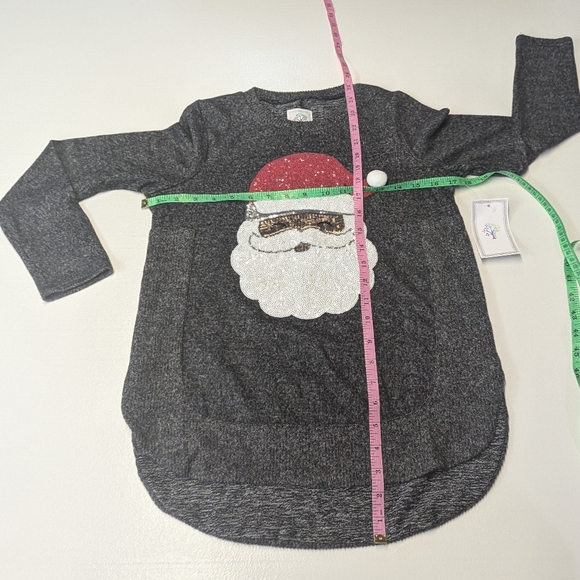 NWT ColorTree Size 14 Santa Sweater Gray - Picture 3 of 11